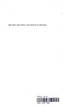 Tapa de Oriental and linguistic studies.