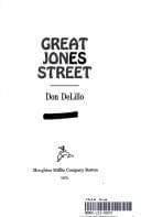 Tapa de Great Jones Street
