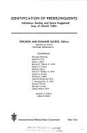 Tapa de Identification of predelinquents