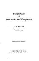 Tapa de Biosynthesis of acetate-derived compounds