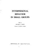 Tapa de Interpersonal behavior in small groups