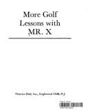 Tapa de More golf lessons with Mr. X