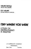 Tapa de Stay where you were: a study of unemployables in industry