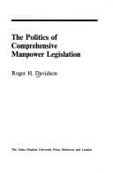 Tapa de The politics of comprehensive manpower legislation