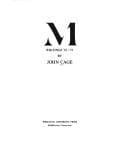 Tapa de M: writings, '67-'72