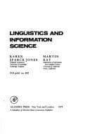Tapa de Linguistics and information science
