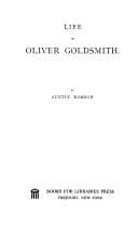 Tapa de Life of Oliver Goldsmith