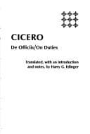 Tapa de De officiis/On duties