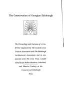 Tapa de The Conservation of Georgian Edinburgh
