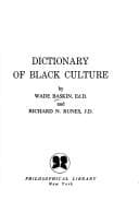 Tapa de Dictionary of Black culture