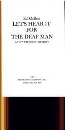 Tapa de Let's hear it for the deaf man