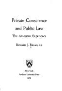 Tapa de Private Conscience and Public Law