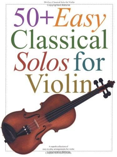 Tapa de 50 Plus Easy Classical Solos for Violin