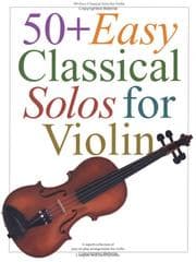 Tapa de 50 Plus Easy Classical Solos for Violin