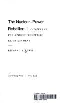Tapa de The nuclear-power rebellion