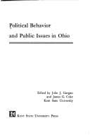 Tapa de Political behavior and public issues in Ohio