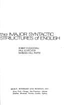 Tapa de The major syntactic structures of English