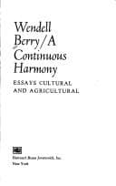 Tapa de A continuous harmony
