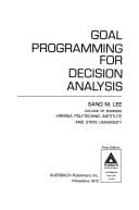 Tapa de Goal programming for decision analysis