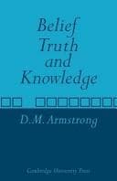 Tapa de Belief, truth and knowledge