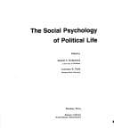 Tapa de The social psychology of political life