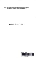 Tapa de Peter Abelard