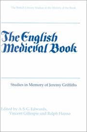 Tapa de English Medieval Book