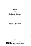 Tapa de Reader in technical services