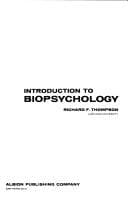 Tapa de Introduction to biopsychology