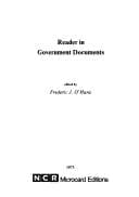 Tapa de Reader in government documents