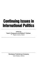 Tapa de Continuing issues in international politics