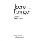 Tapa de Lyonel Feininger