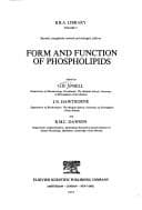 Tapa de Form and function of phospholipids