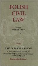 Tapa de Polish civil law