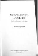 Tapa de Montaigne's deceits