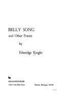 Tapa de Belly song and other poems