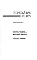 Tapa de Pindar's Odes