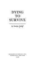Tapa de Dying to survive