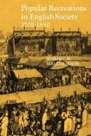 Tapa de Popular recreations in English society, 1700-1850