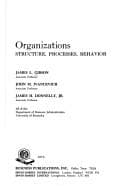 Tapa de Organizations: structure, processes, behavior