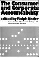 Tapa de The consumer and corporate accountability