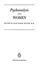 Tapa de Psychoanalysis and women