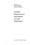 Tapa de Canadian perspectives on international law and organization