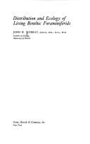 Tapa de Distribution and ecology of living Benthic foraminiferids