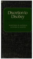 Tapa de Discretion to disobey