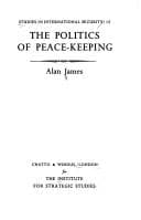 Tapa de The politics of peace-keeping