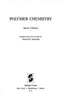 Tapa de Grundriss der makromolekularen Chemie