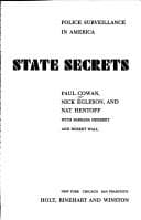 Tapa de State secrets; police surveillance in America