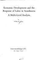 Tapa de Economic development and the response of labor in Scandinavia; a multi-level analysis