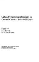 Tapa de Urban systems development in Central Canada: selected papers